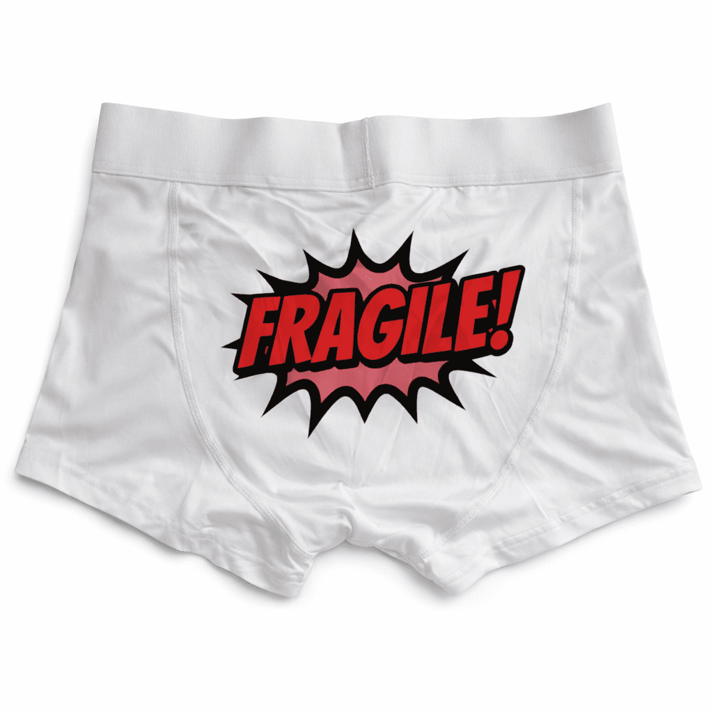 Boxer « FRAGILE! » – Édition Fun & Confort