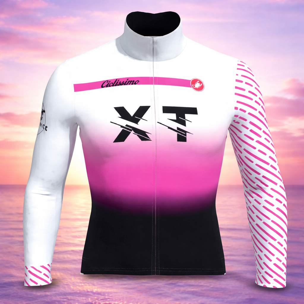 Maillot de vélo manches longues – Xperience Training x Castelli Waterproof